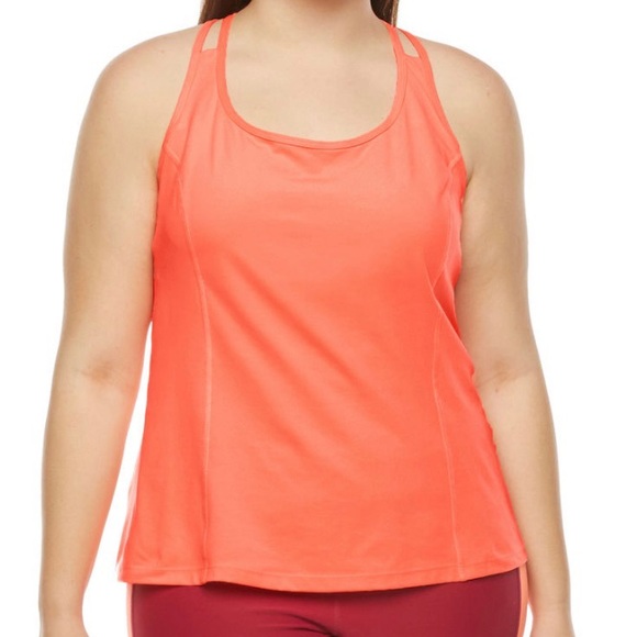 Xersion Tops Xersion Womens Scoop Neck Sleeveless Built In Bra Tank